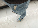 Prato Lee韩版修身牛仔裤破洞九分裤男裤小脚9分裤春秋款男学生裤男铅笔裤 浅蓝 36 实拍图
