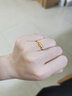 周生生永系列黄金戒指 足金小雏菊花金戒指女款金手指圈 50470R计价 11圈 - 2.55克(含工费160元) 实拍图