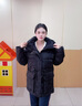 波司登（BOSIDENG）【反季】冬季极寒羽绒服鹅绒女款中长款连帽新国标商场同款外套 【店长推荐】迷彩黑9813 XS 155/80A 体重约110以内 实拍图