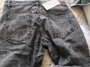 潮西登休闲裤男夏季薄款弹力牛仔裤男士黑色裤子男韩版潮流学生百搭潮牌 黑色 30 实拍图