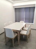 林氏家居北欧风岩板餐桌椅子全套家用小户型实木脚饭桌子LH628R3 实拍图