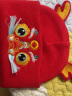 贝娜茜婴儿帽子秋冬季红色帽子6-12个月毛线帽男女宝宝新生儿胎帽过年潮 小龙人-红色 单买帽子 0-15个月（37-47CM） 晒单实拍图