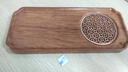 木雅轩胡桃木茶盘一体式茶台办公家用功夫茶具小型壶承实木茶托盘 花梨木小茶盘30*13*2.0cm 实拍图
