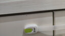 贝得力（BEIDELI)婴幼儿童安全锁扣抽屉锁柜子柜门锁冰箱锁多功能安全锁防夹手6个装 实拍图