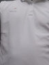 啄木鸟（TUCANO）短袖t恤男士夏季商务休闲韩版纯色polo透气百搭上衣男装 白色 XL 实拍图