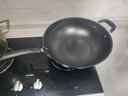 苏泊尔（SUPOR）真不锈2代精铁炒锅传统健康无涂层轻巧明火专用 FC32T12超市款 32cm 实拍图