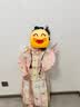 罗蒙女童明制汉服新式国风马面裙毕业演出服 汉服蜜桃粉套装 120 实拍图