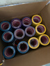 U U彩色封箱打包胶带金色银色黄色红色绿色封箱胶带宽胶带大卷胶带分色胶带可定制定做印字LOGO 紫色/4.8cm宽70米长（3卷装） 实拍图