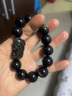 玉致天然金曜石猫眼黑曜石貔貅手链风水寓意补水手串节日礼物带证书 男款16mm【貔貅头朝左】 实拍图
