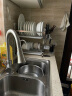 奥的 304不锈钢碗架沥水架洗放碗碟架厨房置物架台面收纳架碗筷收纳盒 二层全套（加粗全新升级款） 实拍图