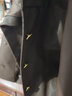 范思蓝恩23FS11208 美拉德穿搭短款皮衣外套女新款夹克 咖色 XL 实拍图