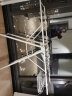 依派（IEPAI）落地晾衣架折叠阳台挂衣晒被晾衣杆铝合金晒衣服翼型折叠架1.8米 实拍图