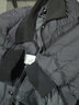 坦博尔羽绒服女短款翻领韩版宽松女士灯芯绒外套TD236266 黑色 170  实拍图