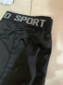 范迪慕儿童运动套装男紧身衣训练服男女童足球篮球服 黑拼绿线-30码 晒单实拍图