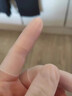 防水手指套 指套护指保护套 透明乳胶手指防水伤口手套防滑劳保翻页翻书点钞点钱干活拇指套指甲套 【切口磨砂款】100个/包 S码 实拍图