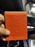 圣晏（SANGUINE）机动车驾驶证皮套行驶证件套证件包驾照本保护套 爱玛橙-字款 5窗+4卡位 实拍图