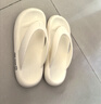 大嘴猴（paul frank）人字拖男士夏季软底沙滩鞋女士夹趾室内居家凉拖鞋 白色 40-41  实拍图