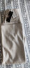 洒模之恋米色毛呢阔腿裤女秋冬新款高腰垂感宽松直筒裤子人字纹羊毛休闲裤 咖色九分 29 实拍图