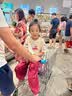ASK JUNIOR女童夏装薄款涂鸦字母短袖纯棉T恤潮流百搭圆领童装女童 花色 130 实拍图