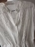 皮尔卡丹（pierre cardin）连衣裙2024新款夏季时尚女装韩版纯色短袖简约时尚中长款裙子女 白色 XL（建议115-125斤） 晒单实拍图