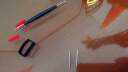 卓磊（zhuolei） 适配天梭阿玛尼DW柔软硅胶带户外运动橡胶手表带男防水防汗通用透气硅胶 黑色橙线 黑色扣 20mm 实拍图