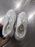 李宁热女童鞋子2026夏季新款儿童小白鞋大童女孩运动鞋网面跑步鞋老爹鞋 999白色单鞋款 30 码 实拍图