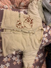 芭咪乐婴儿棉衣宝宝衣服外出服保暖彩棉新生儿衣服套装 浅咖色连体 66码(3-6个月) 实拍图
