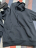 啄木鸟 连帽卫衣男春秋冬季宽松百搭加厚外套男纯色潮流长袖上衣服男装 深灰色 L （110-130斤） 实拍图