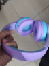 Tribit 趣倍儿童耳机降噪免干扰网课学习男孩女孩RGB炫彩发光头戴式耳机有线无线蓝牙连接手机电脑 紫色 晒单实拍图