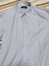 雅戈尔 衬衫男士 2022夏季青年男士商务休闲短袖衬衫 GSDP104982IJY 浅蓝，提花 42 晒单实拍图
