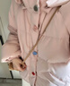镜莎羽棉袄绒服女冬季2024新款小个子韩式甜美风棉衣女加厚流行外套 奶色 均码【可备注码数】 实拍图