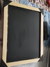 御杰黑板家用写字板儿童黑板绘画工具男孩女孩礼物小黑板实木便携式 30cmx40cm（双面磁性） 实拍图