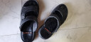 红蜻蜓男鞋夏季新款防滑凉鞋男日常百搭休闲爸爸沙滩鞋WTT23258 黑色 39 实拍图