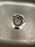 厨房水槽过滤网不锈钢加厚下水道水池洗菜盆过滤网地漏网 中号9CM适合排水口直径6.5-7.0CM 实拍图