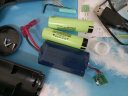 倍量 18650锂电池3.7v动力可充电池4.2V适用于大容量强光 手电筒 1节装平头 实拍图