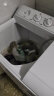 Leader海尔智家出品 半自动双缸洗衣机10公斤大容量旋风水流强力去污以旧换新 操作简便 TPB100-1188BS 实拍图