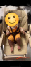 贝氏婴童（Bestbaby） 宝宝餐椅儿童餐椅可折叠便携式多功能婴儿餐桌椅幼儿吃饭椅座椅坐垫学坐椅子 豪华版香槟色-靠背可调节（带车轮） 实拍图