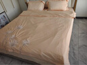 水星家纺 100%桑蚕丝被 长丝蚕丝 四季可用子母二合一双人结婚婚庆被芯 子母被【全棉婚庆】喜愿 200x230cm(适配1.5米床套件) 实拍图