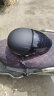 YEMA 3C认证359S电动摩托车头盔男女夏季防晒半盔安全帽新国标 亚黑花+长茶 实拍图