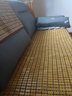 长相思沙发垫夏季凉垫麻将凉席沙发坐垫麻将块凉席竹席防滑垫贵妃可定制 碳烧窄边蕾丝款+双筋双线+防滑底 单片70x240cm坐垫 实拍图