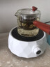 电陶炉煮茶器家用玻璃茶具套装功夫蒸煮茶壶泡茶器养生电茶炉烧水壶 电陶炉（钻石白）+直觉壶 实拍图