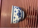 三勤堂景德镇陶瓷手工手绘青花品茗杯三才盖碗套组功夫茶杯茶具主人杯 鱼藻纹杯+盖碗组合 300ml 2只 实拍图