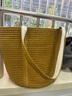 无印良品（MUJI）纸编水桶状编织斜挎包 托特包小 新款 夏季 实用 大气 礼物 实拍图