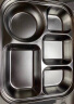 泰福高（TAFUCO）饭盒304不锈钢五格餐盘防烫学生便当盒配餐具保温袋2.4LT5218棕色 实拍图