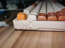 达尔优（dareu）A98三模热插拔游戏办公机械键盘PBT键帽RGB灯光客制化gasket结构提拉米苏-梦遇轴 实拍图