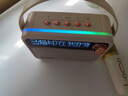 山水（SANSUI）V3户外K歌音响麦克风小型拉卡OK一体机无线蓝牙儿童话筒家庭ktv歌词显示音箱【单话筒+毛绒套】 实拍图