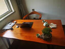 官顾 实木电脑桌北欧书房书桌简约家用办公学习写字桌简易卧室书法桌铁艺工作台长方形桌子 总统倚 实拍图