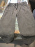 杉努灯芯绒裤子男士秋冬季加绒加厚运动保暖青少年学生卫休闲宽松长裤 6665灰色【直筒】 2XL （建议145-160斤） 实拍图