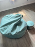 米客米家懒人沙发豆袋家用卧室可躺可睡创意小坐墩单人阳台休闲椅子榻榻米 果绿色 尊享款 (110*130)送脚蹬 实拍图