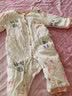 贝肽斯婴儿衣服春连体衣智能恒温纯棉宝宝冬哈衣新生儿连体衣 桃香花语-中开 66cm 实拍图